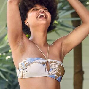Aerie Keyhole Bandeau Bikini Top Size Medium